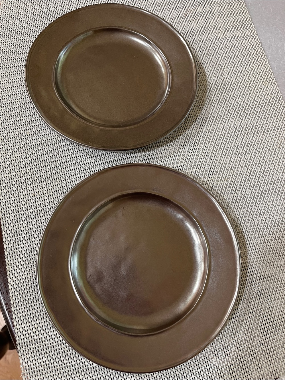 Juliska Stoneware Collection Plates, Set of 2